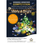 Hertford Retailers Invited to Enter Winning Windows Christmas Competition