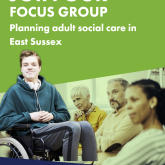 Adult social care planning focus group for disabled people 