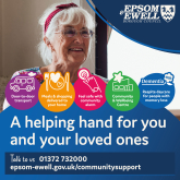 Epsom & Ewell Borough Council launches campaign to tell residents about community support services that offer a helping hand.  @EpsomEwellBC