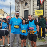 Colleagues’ pride at running total