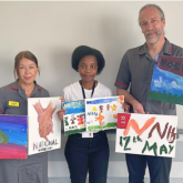 Looked after children show appreciation for Nursing heroes