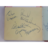 Beatles autographs from the day they received MBEs in Lichfield auction | Birmingham dad asked Fab Four to sign for his daughter
