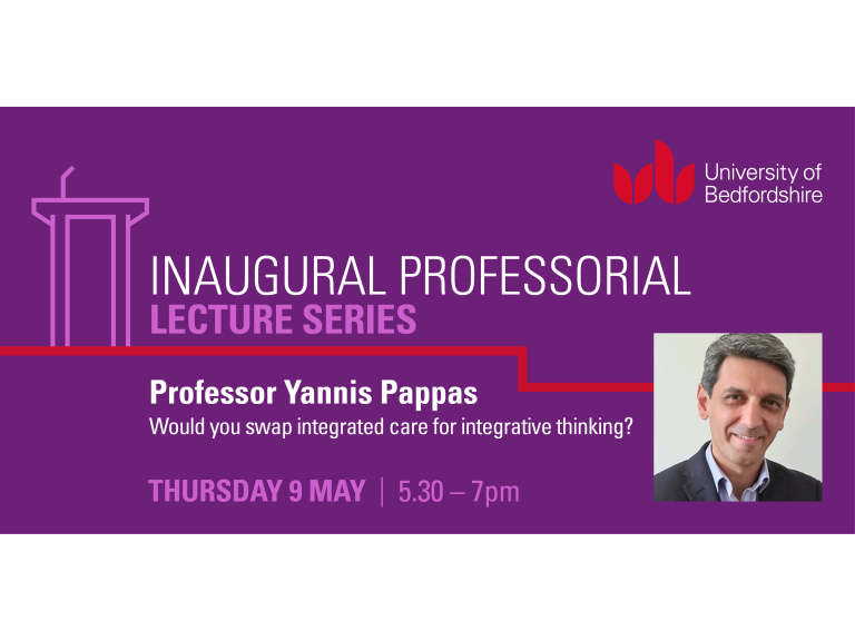 Inaugural professorial lecture of Professor Yannis Pappas - University of Bedfordshire