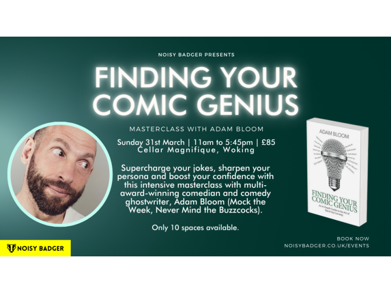 Finding Your Comic Genius: Masterclass with Adam Bloom