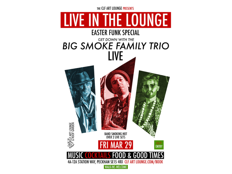 Big Smoke Family Trio Live In The Lounge Easter Funk Special