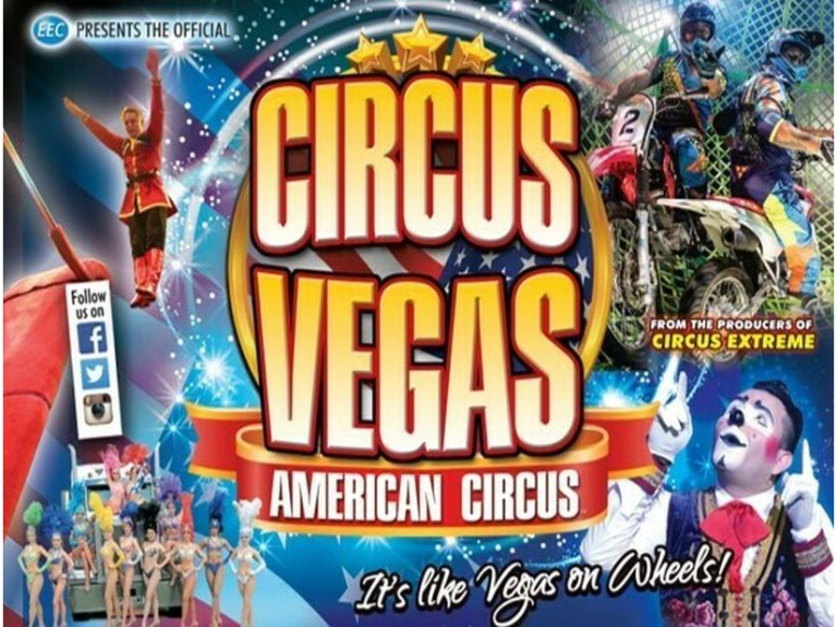 Circus Vegas - Lakeside Shopping Centre, 27th March - 14th April, UK