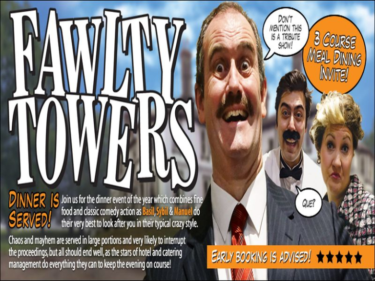 Fawlty Towers Comedy Dinner Show -07/06/2024