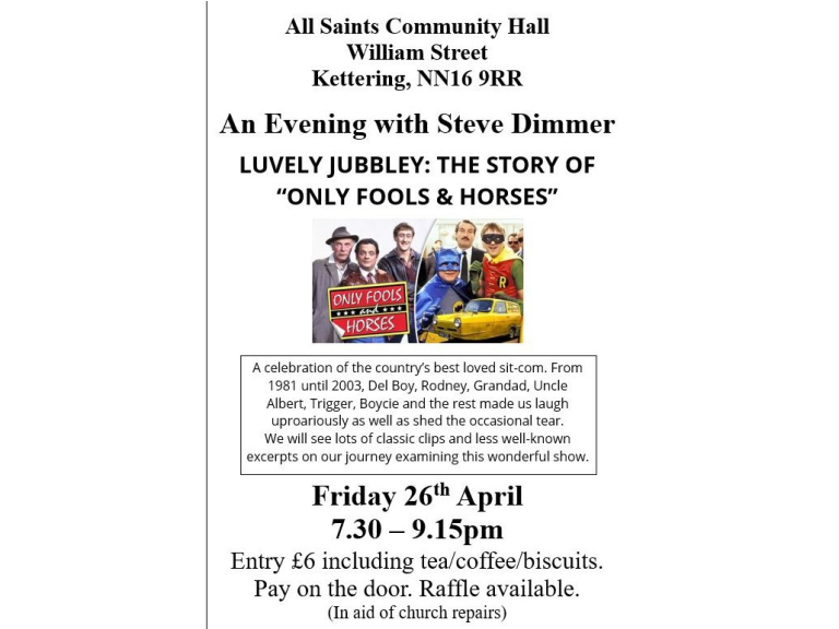 An Evening with Steve Dimmer. The Story of 'Only Fools and Horses'