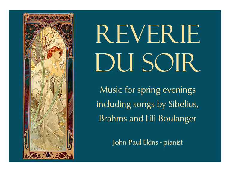 Colchester Chamber Choir: Reverie du Soir: 6pm Sunday 28th April 