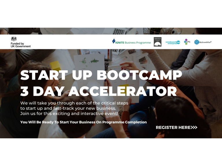 Wandsworth Businesses Start Up Bootcamp - 3 Day Accelerator