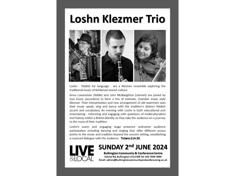 Loshn Klezmer Trio