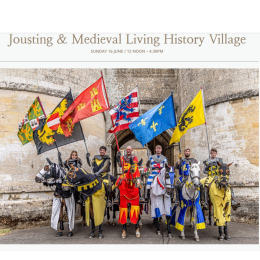Jousting & Medieval Living History Village at Rockingham Castle