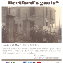 Walks programme – Where were Hertford’s gaols? (Jean Riddell)