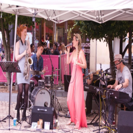 Live music at Leopold Square: Emily West and The Power Trio