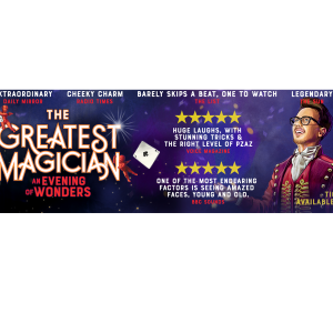 The Greatest Magician Monday 13th May 2024 - 7.30pm, Duration: 140 mins