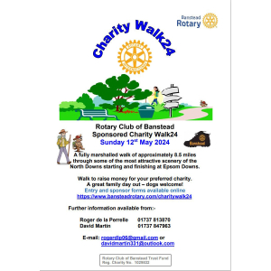 Banstead Rotary Charity Walk #CharityWalk with @BansteadRotary