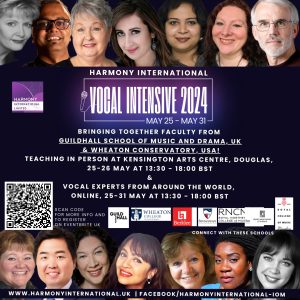 Calling all Island Singers for the Harmony International Vocal Intensive '24