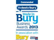 Commended - Made in Bury Business Awards 2013
