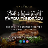 Steak and Wine Night Every Thursday