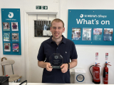 Hospice shop volunteer scoops award