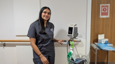 Full circle moment for volunteer turned doctor trainee