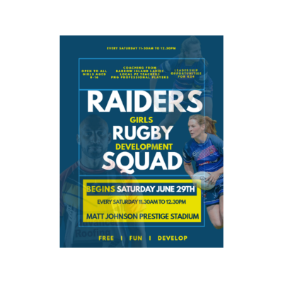 Barrow Girls Rugby Development Squad