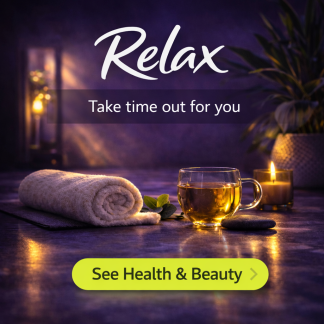 Relax banner linking to the Health and Beauty directory in Eastbourne