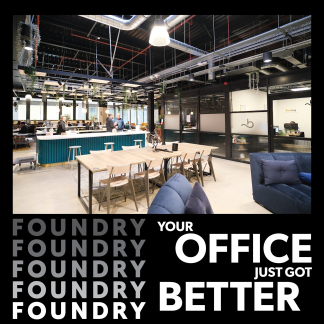 Foundry office space community banner in Eastbourne