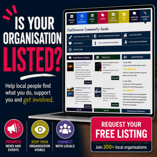 Free Community Guide listing for Eastbourne charities, community groups and sports clubs with thebestof Eastbourne.