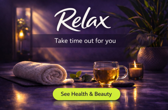 Relax banner linking to the Health and Beauty directory in Eastbourne