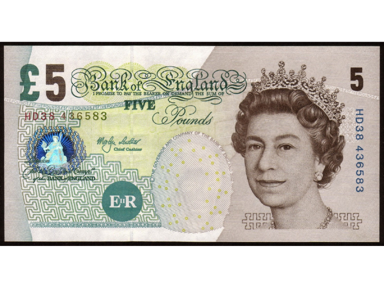 When does the old £5 note go out of circulation?