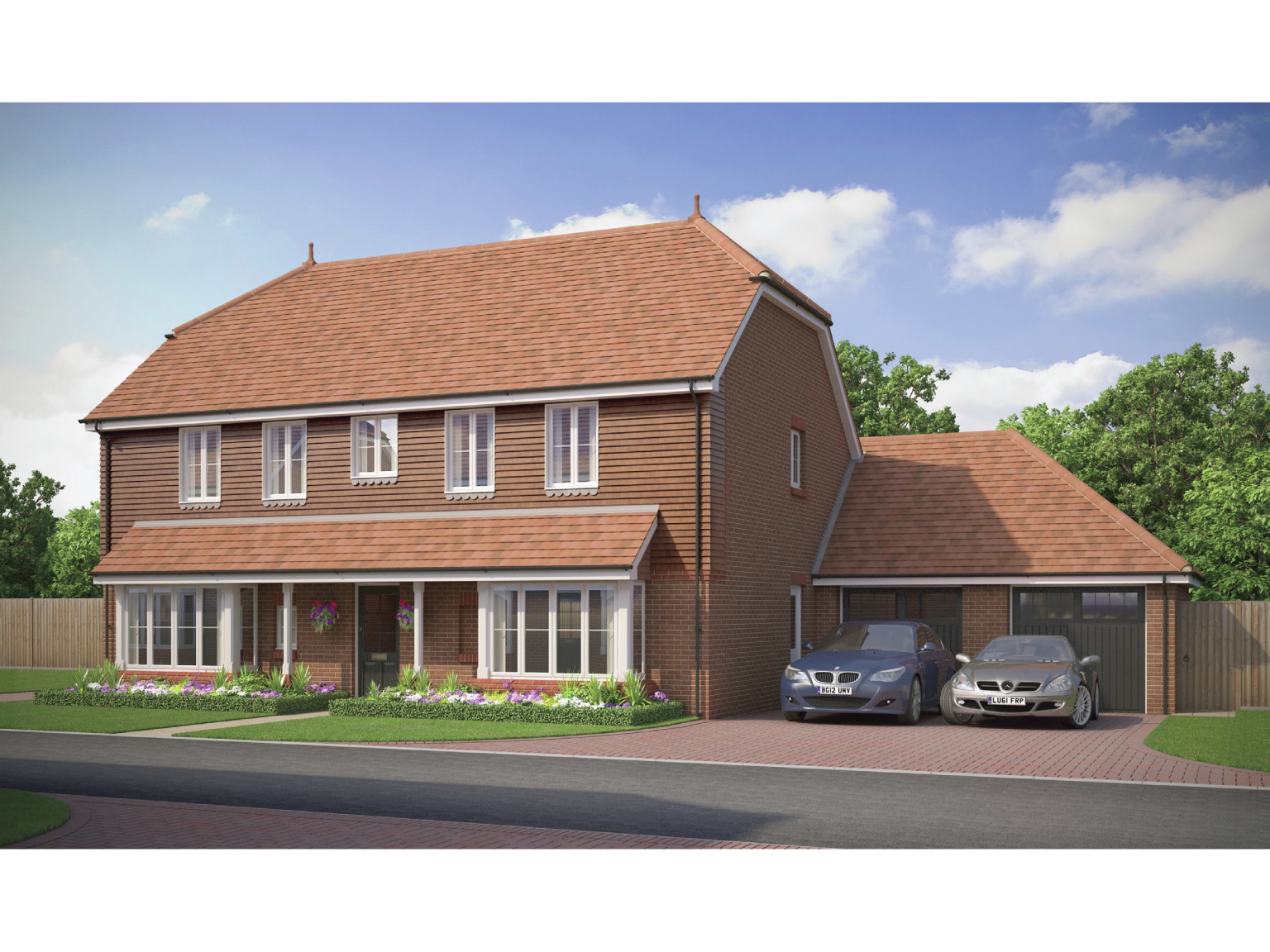 Stunning new family home with unspoilt views Marley Rise, Ridgeway