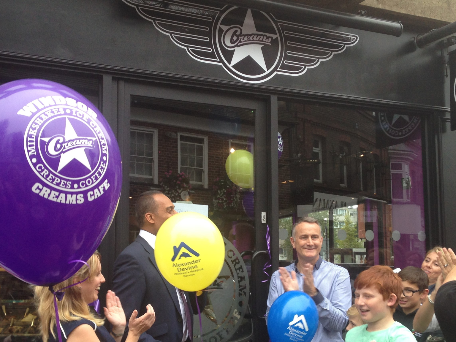 Creams Cafe Windsor Launch