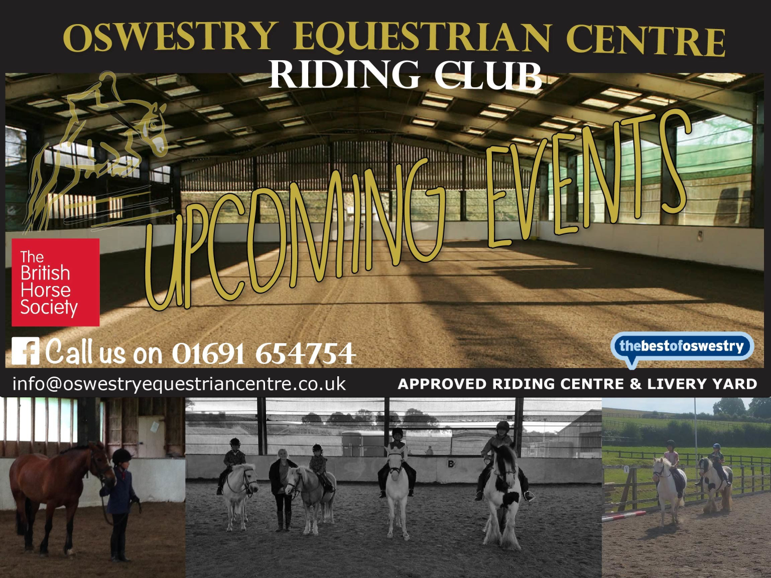 Oswestry Equestrian Centre RIDING CLUB Events May 2017