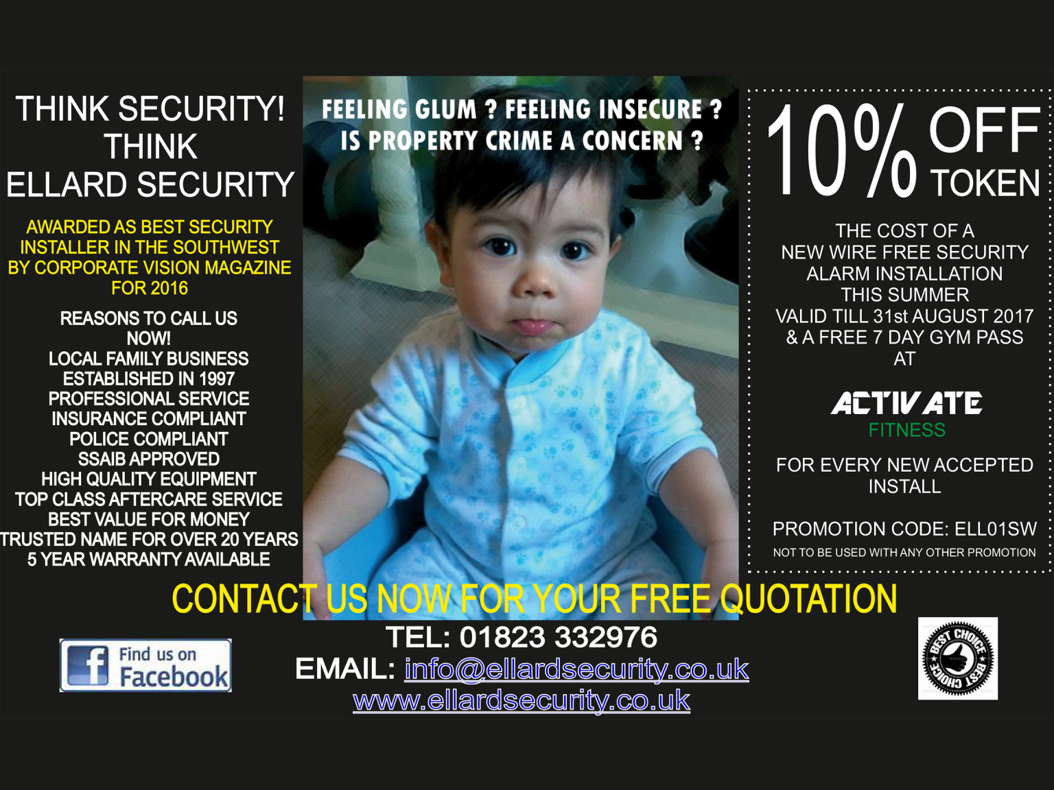 Let Ellard Security Systems handle your security