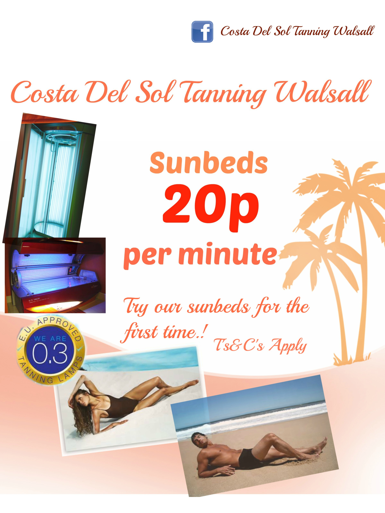 tanning 20p per minute.!