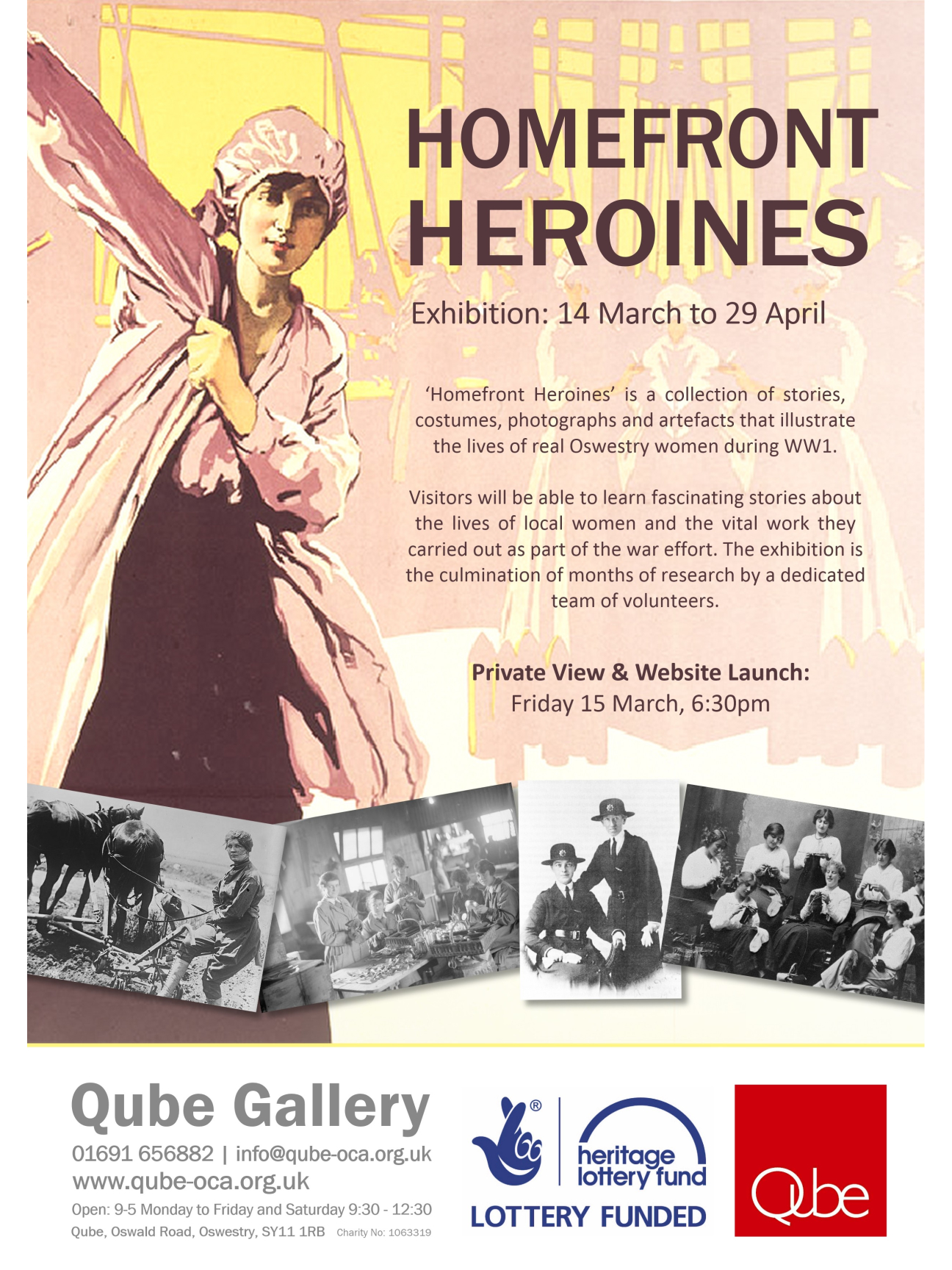 Volunteer’s exhibition honours Oswestry’s Homefront Heroines