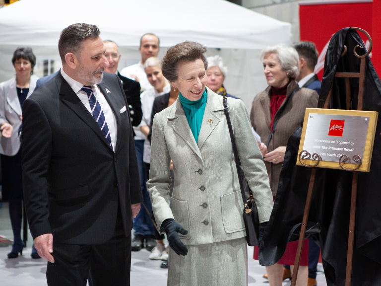 HRH, The Princess Royal, opens Le Mark’s International Warehouse