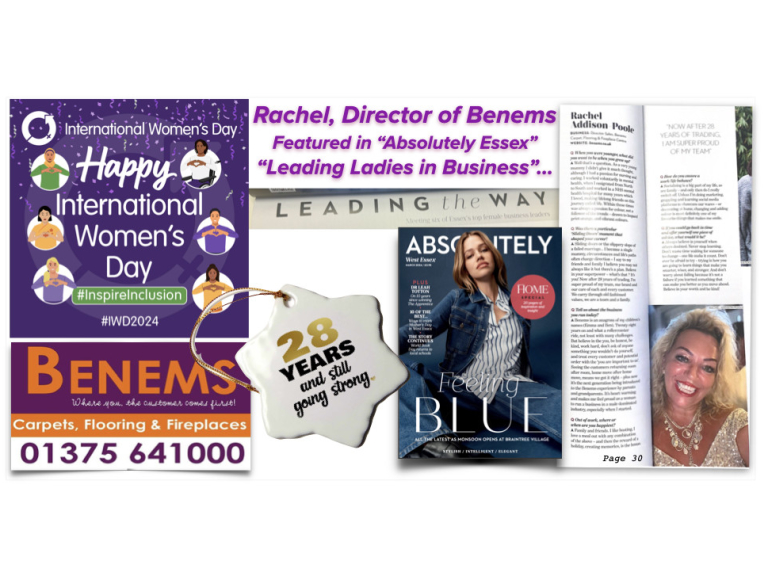 Rachel, Director of Benems Featured in ‘Absolutely Essex’, “Top Leading Ladies in Business”