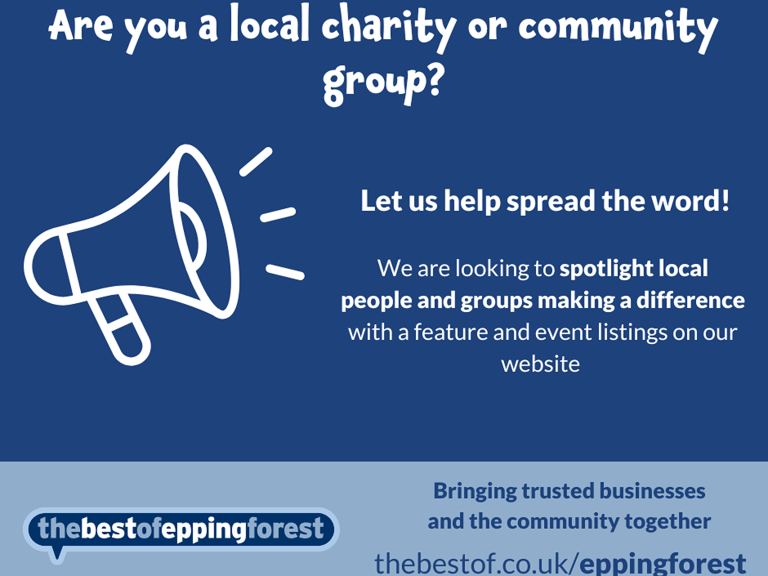 Are you a local charity or community group?