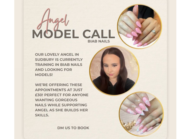 Brown & White's Angel Model Nail Call!