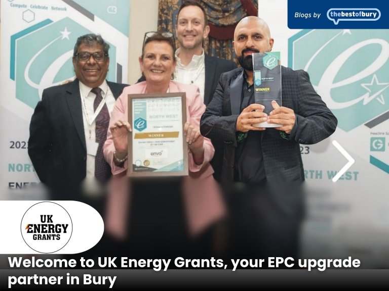 Welcome to UK Energy Grants, your EPC upgrade partner in Bury