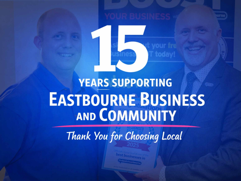 15 Years Supporting Local Businesses in Eastbourne