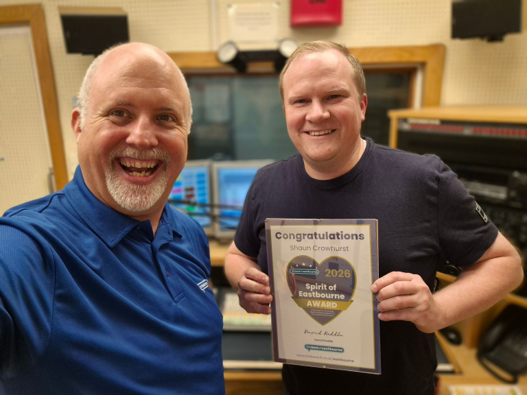 Spirit of Eastbourne Award Presented to Shaun Crowhurst