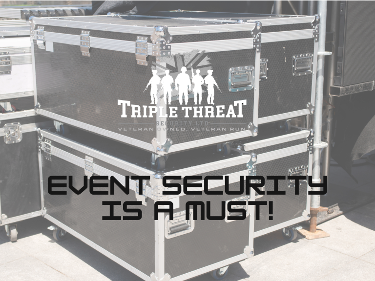 Why Security is Essential for Events and Temporary Sites