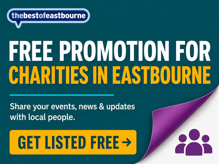 Free Promotion for Charities in Eastbourne