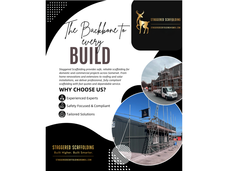 From Our First Day to a Growing Somerset Business – The Staggered Scaffolding Story