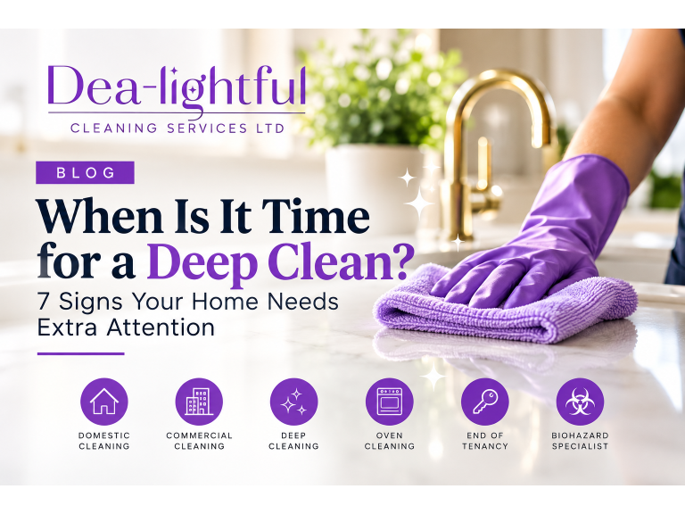When Is It Time for a Deep Clean? 7 Signs Your Home Needs Extra Attention