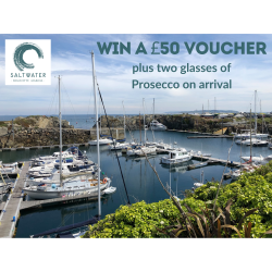 Win a £50 voucher for Saltwater plus Prosecco on arrival