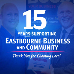 15 Years Supporting Local Businesses in Eastbourne